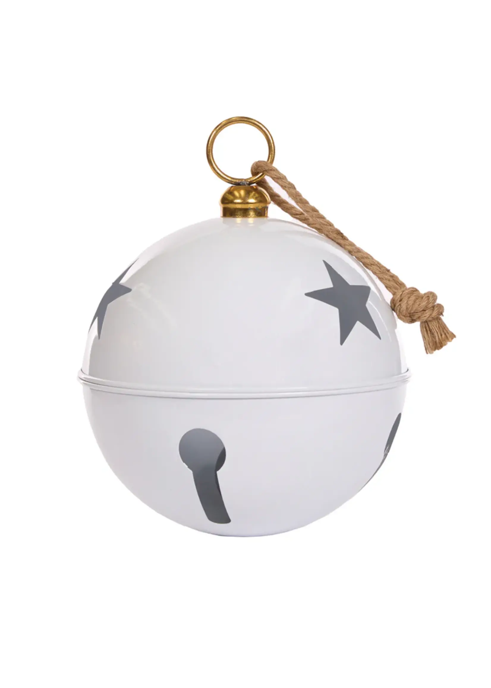 Holly and Ivy 30 Cm Gloss White Bell