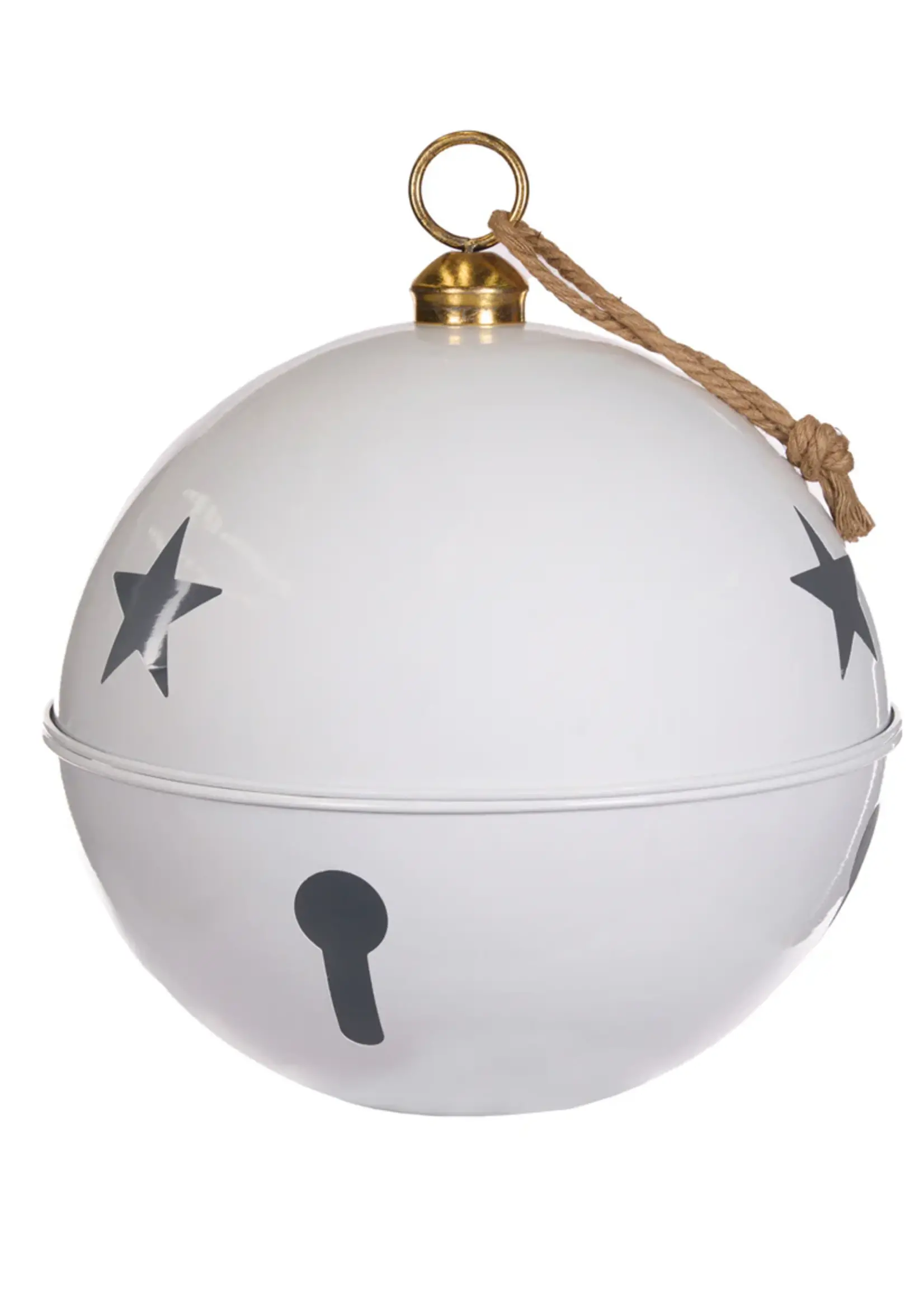 60 Cm Gloss White Bell