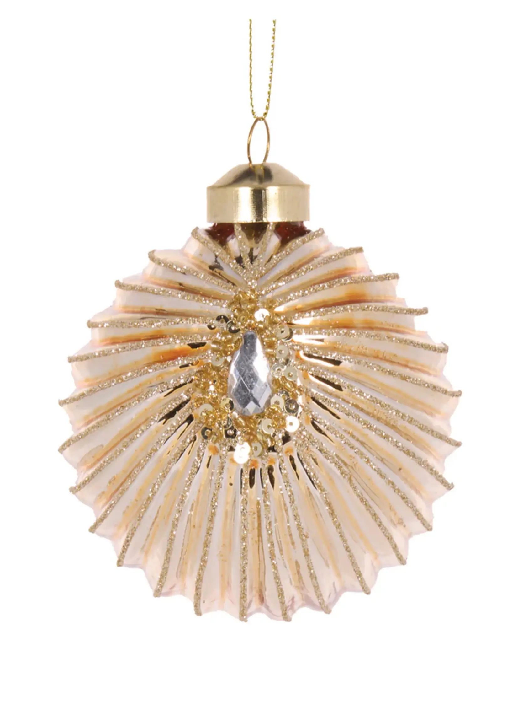 Holly and Ivy Gold Regal Jewel Bauble
