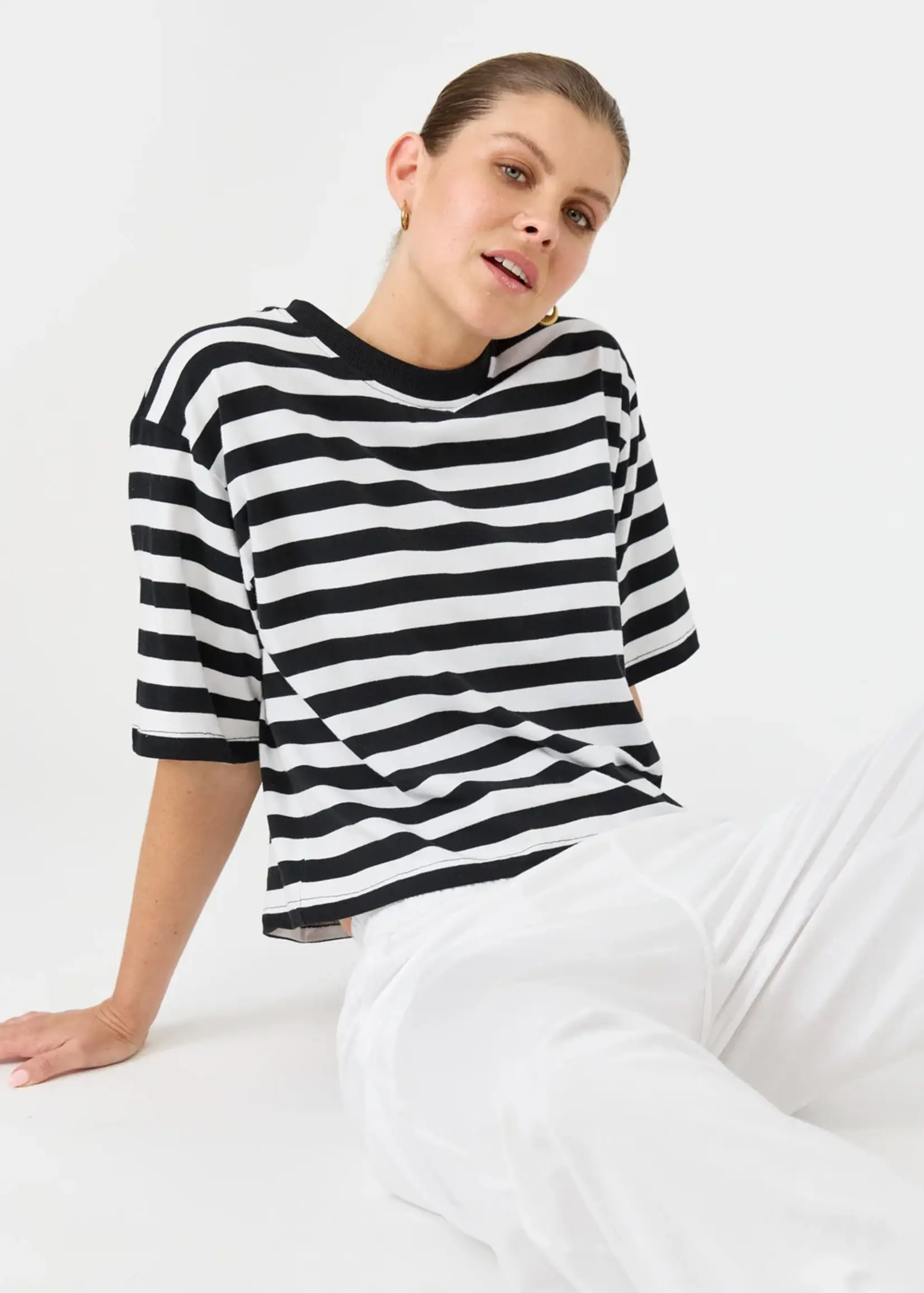 EB & Ive Studio Stripe Tshirt