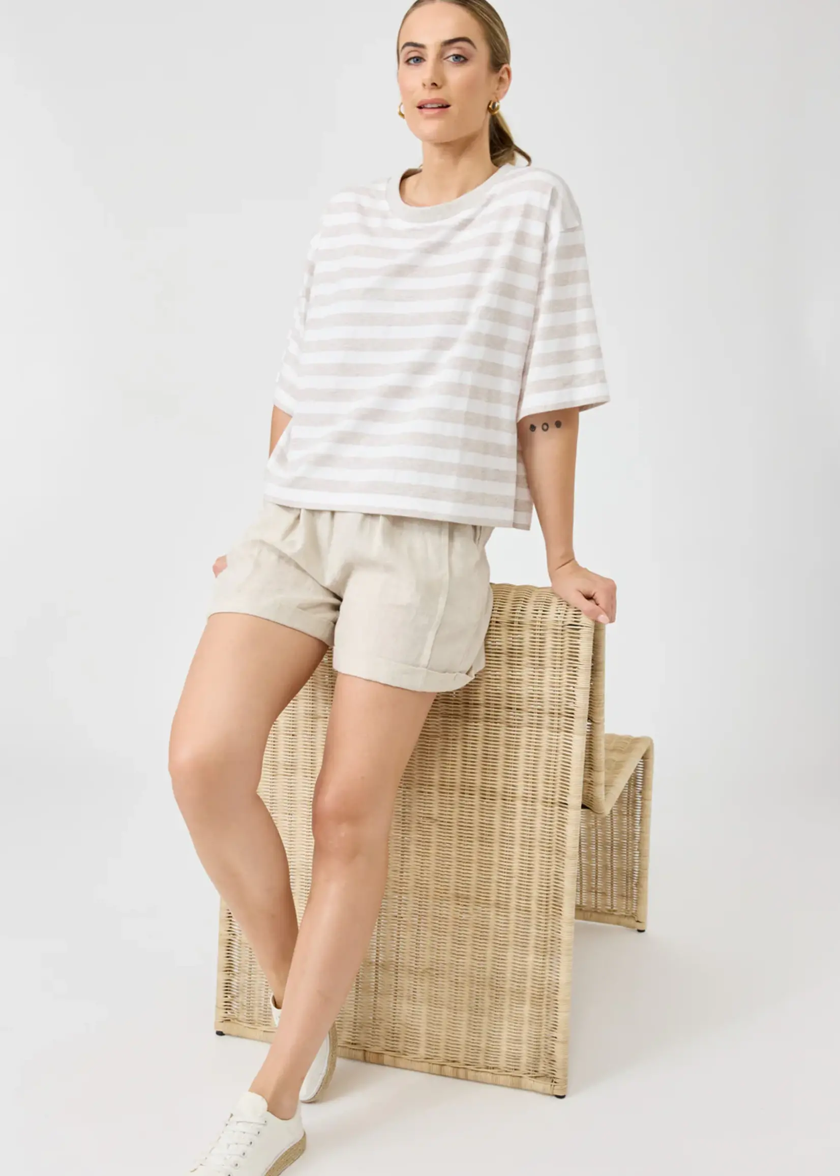 EB & Ive Studio Stripe Tshirt