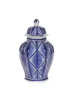 Holly and Ivy 30.5 Cm Patterned Chinoiserie Jar