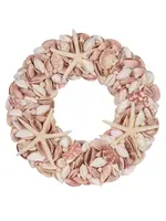 44 Cm Clam Starfish Wreath