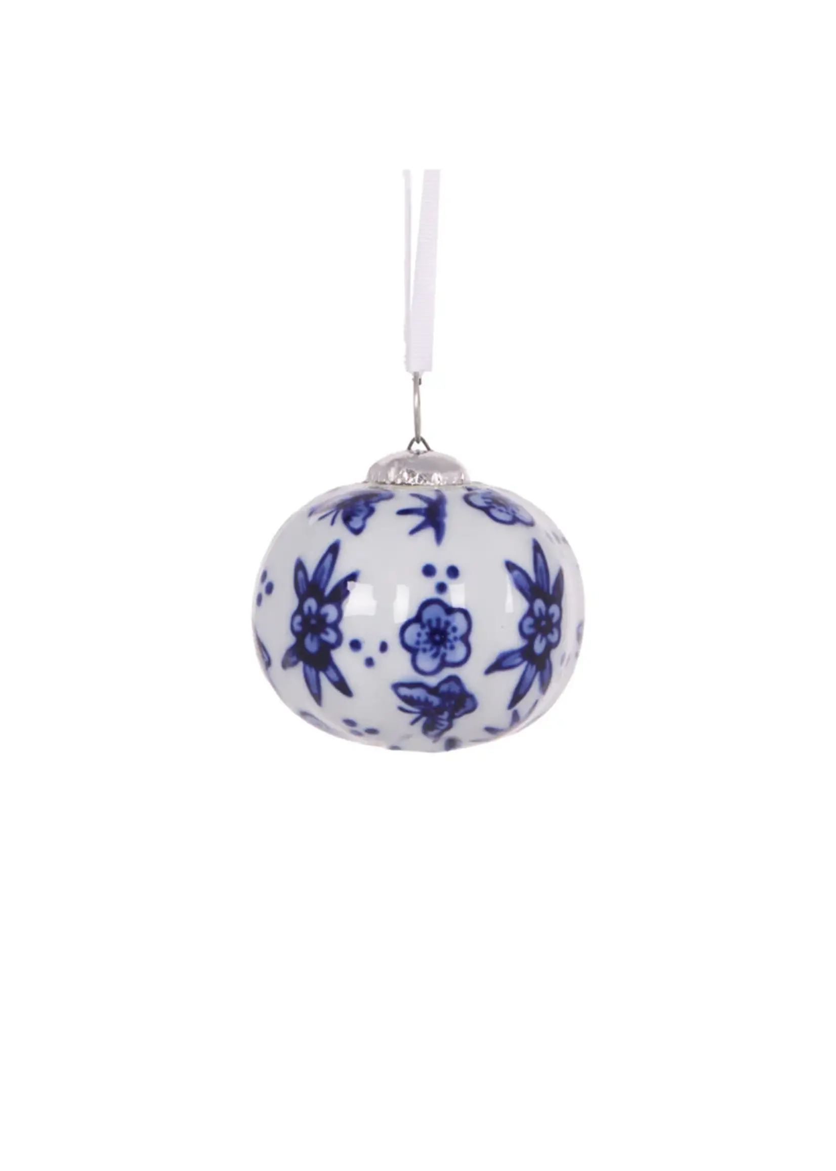 Holly and Ivy Chinoiserie Baubles Hanging