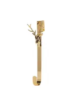 Holly and Ivy Gold Deer Wreath Hook