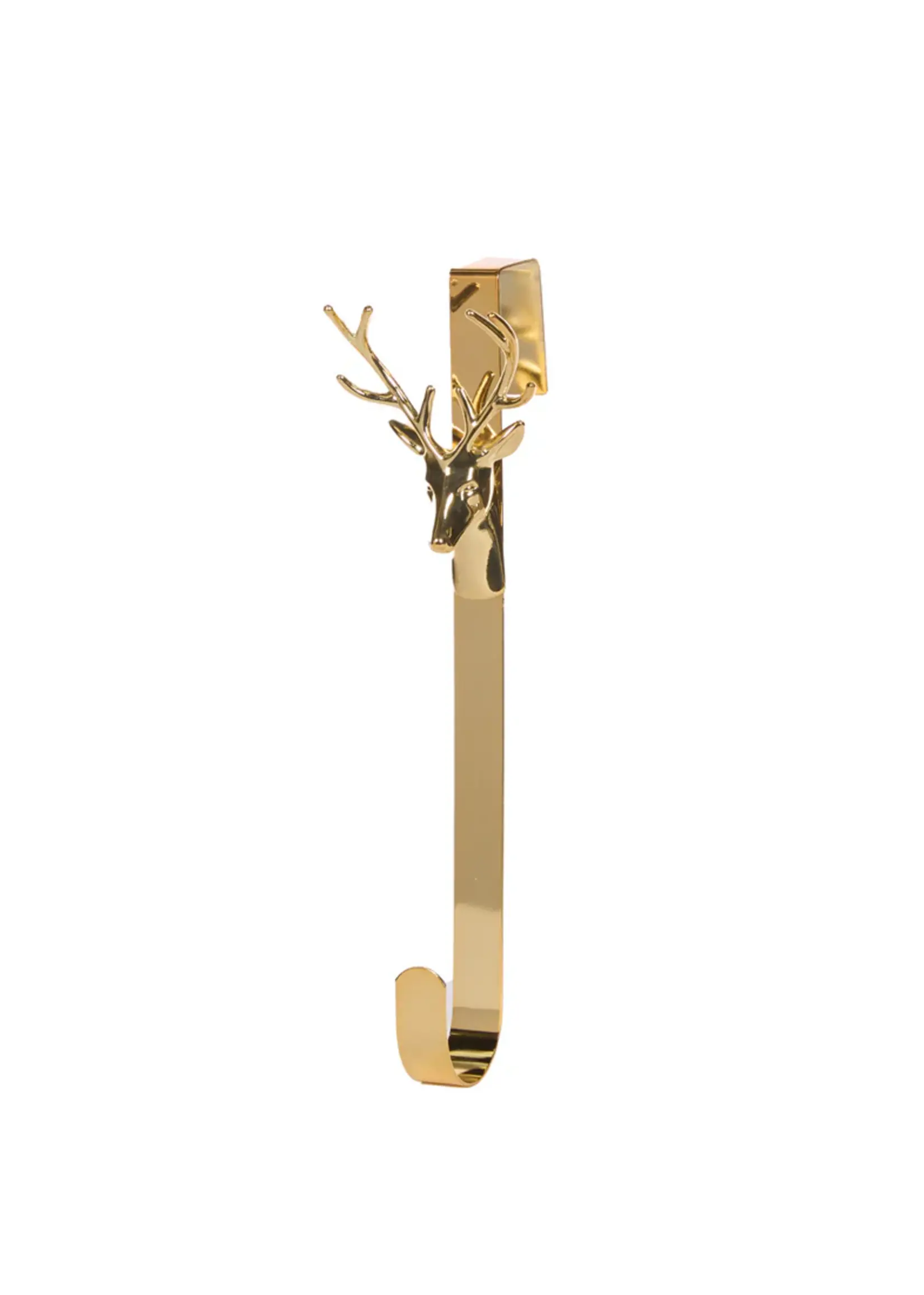 Holly and Ivy Gold Deer Wreath Hook
