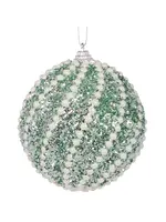 Holly and Ivy Sea Pearl Swirl Bauble