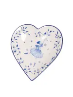 Holly and Ivy Nutcracker Wonderland Heart Tray