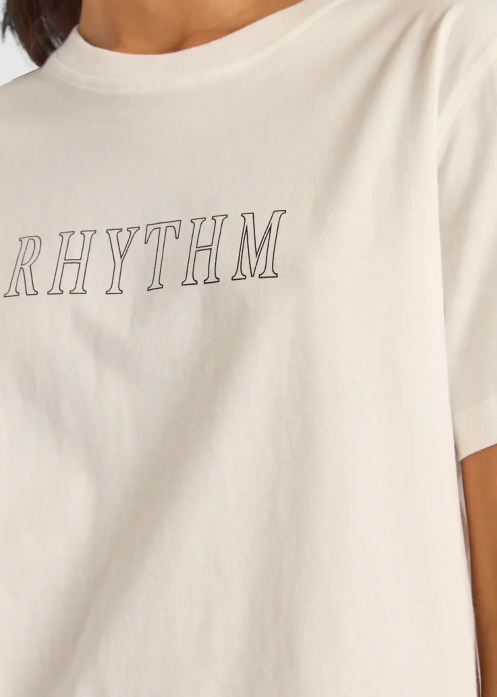 Rhythm Flagship Boyfriend T-Shirt - White