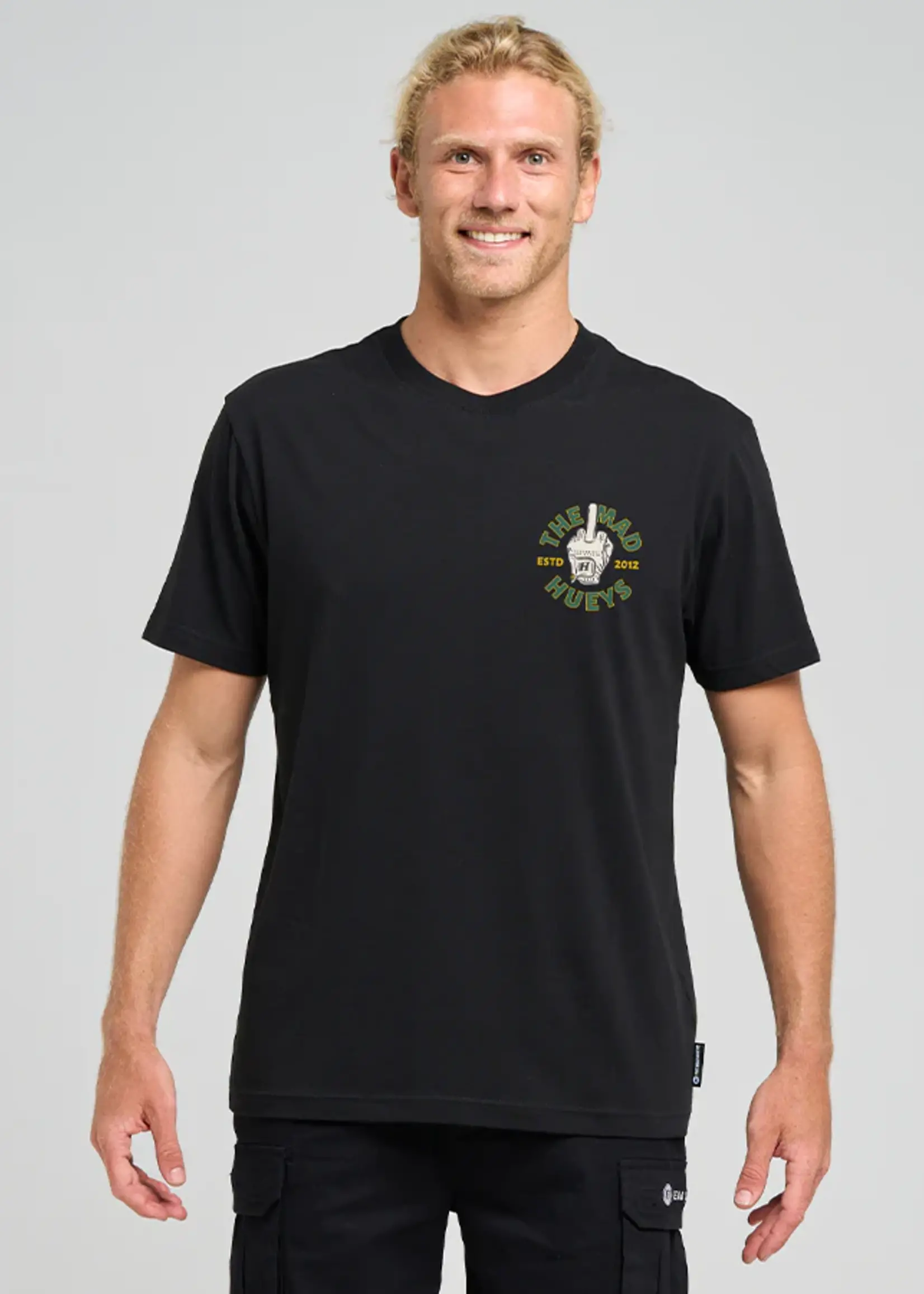Mad Hueys Birdie Tee - Black