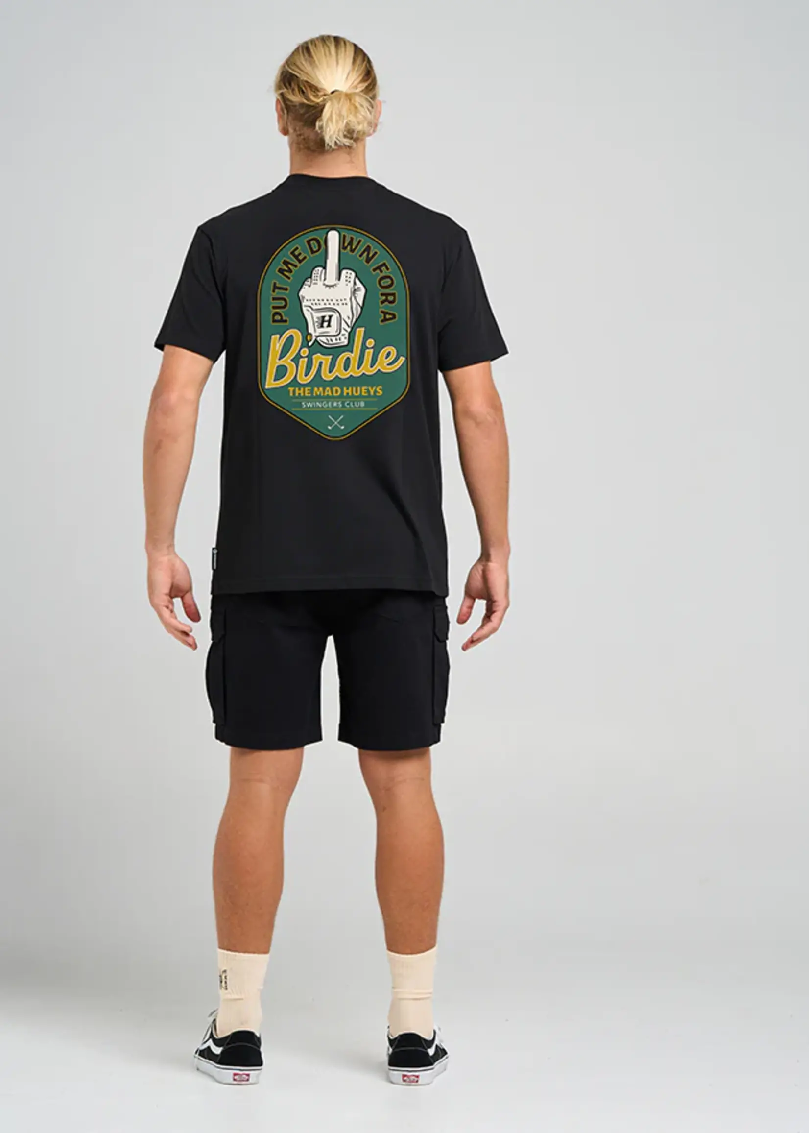 Mad Hueys Birdie Tee - Black