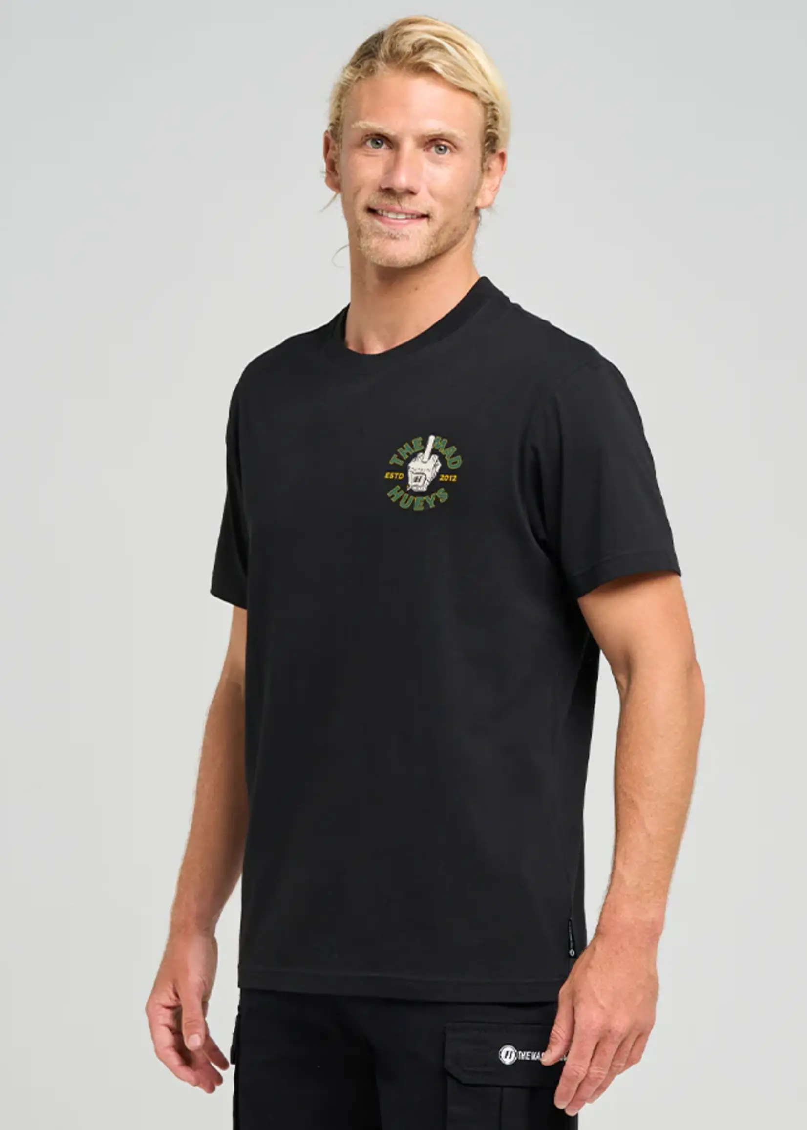 Mad Hueys Birdie Tee - Black