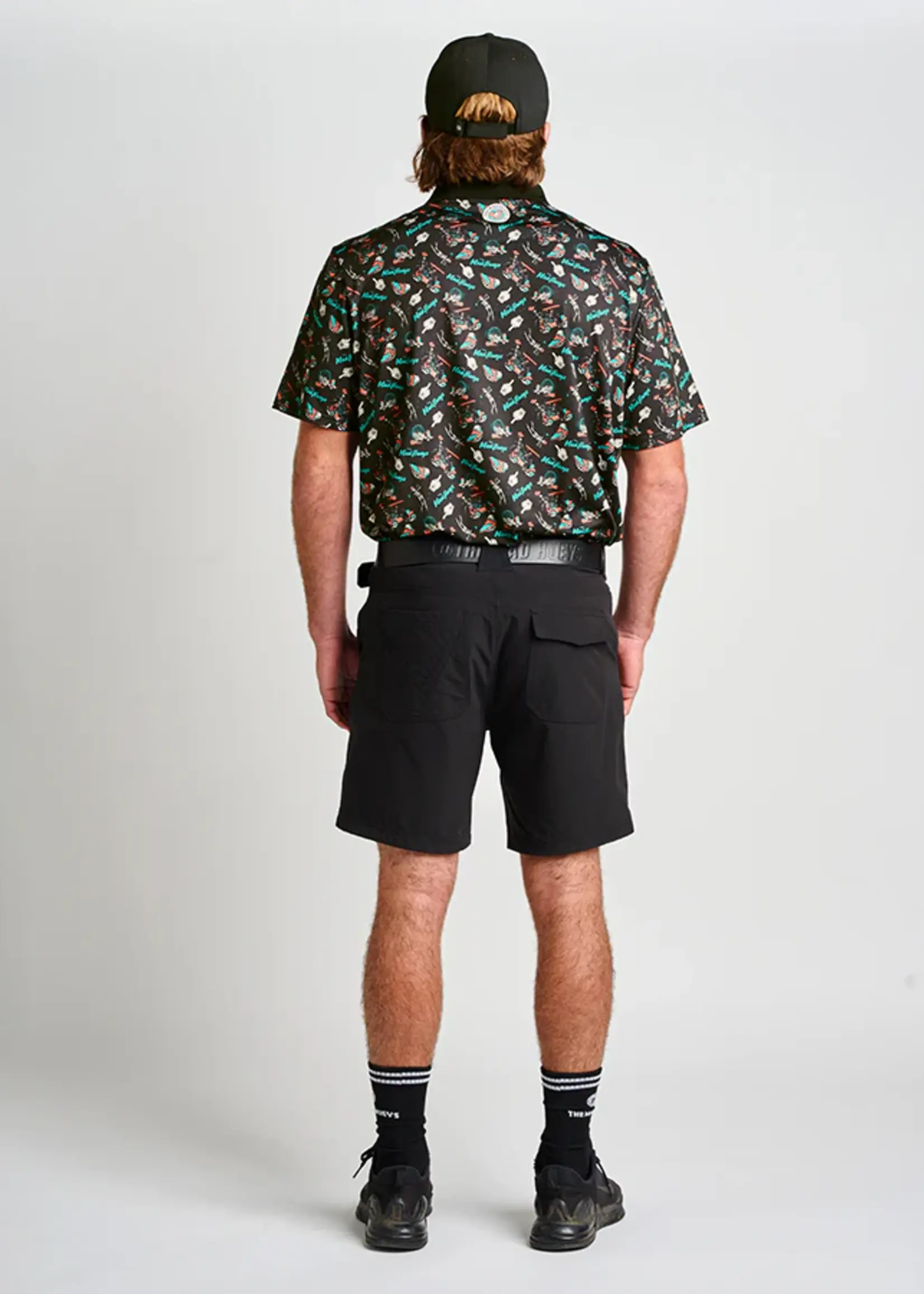 Mad Hueys Hueys Golf Polo - Black