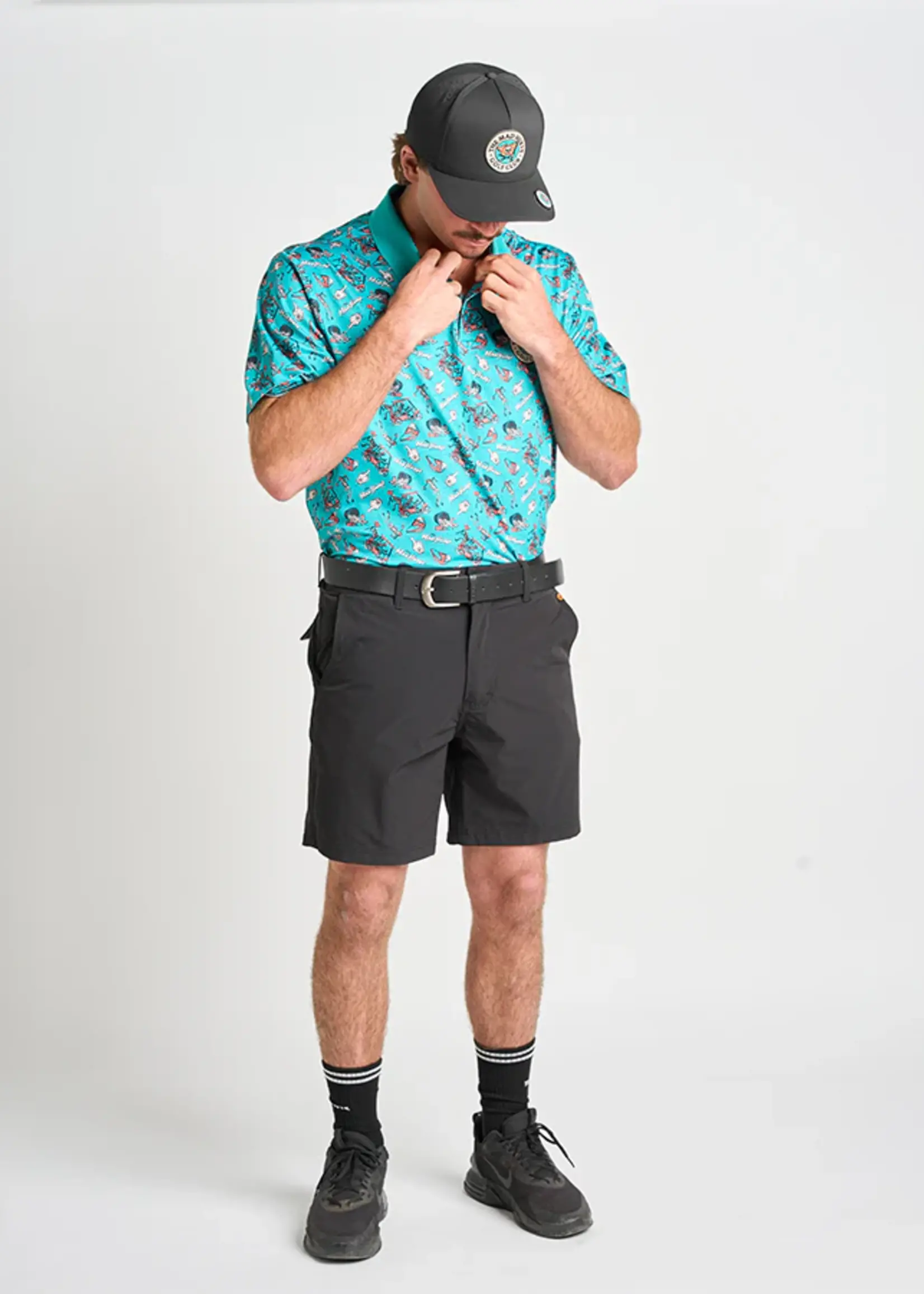 Mad Hueys Hueys Golf Polo - Teal