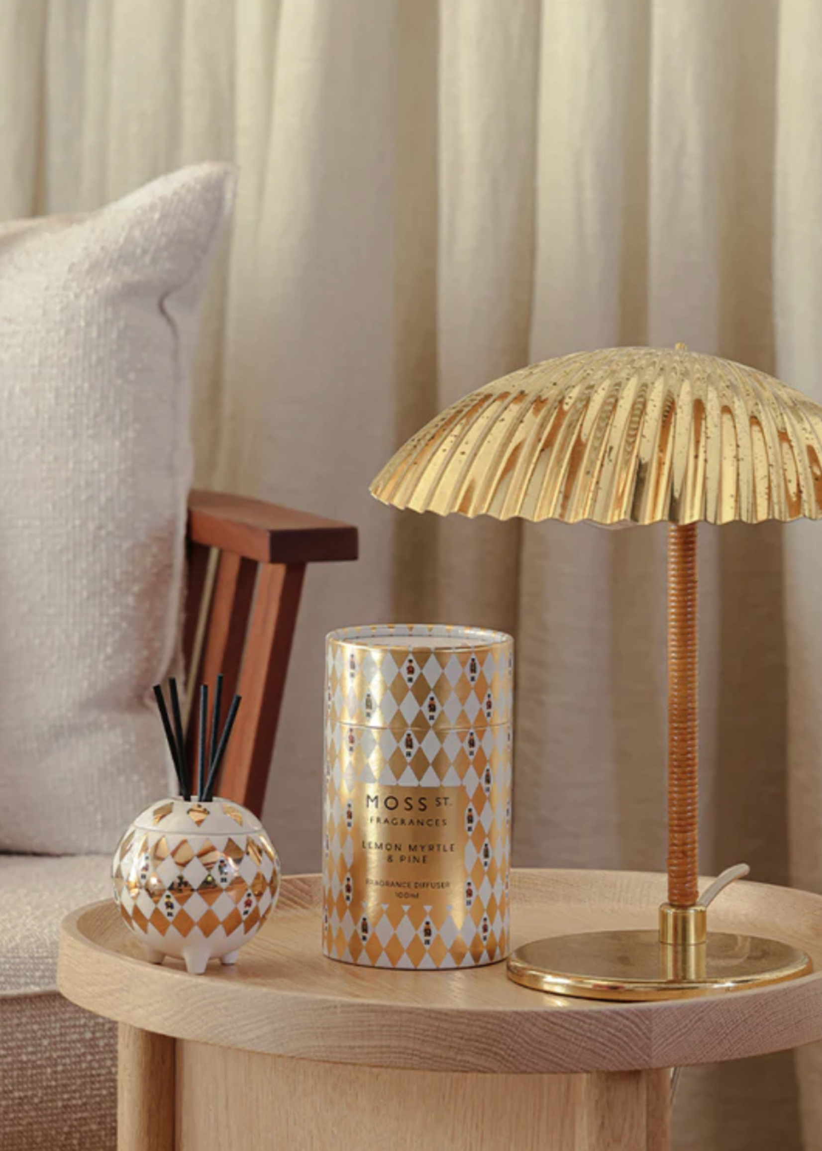 Moss St Fragrances Lemon Myrtle & Pine Ceramic Diffuser | 100ml