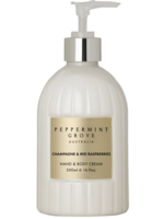 Peppermint Grove Champagne & Red Raspberries Hand & Body Cream | 500ml