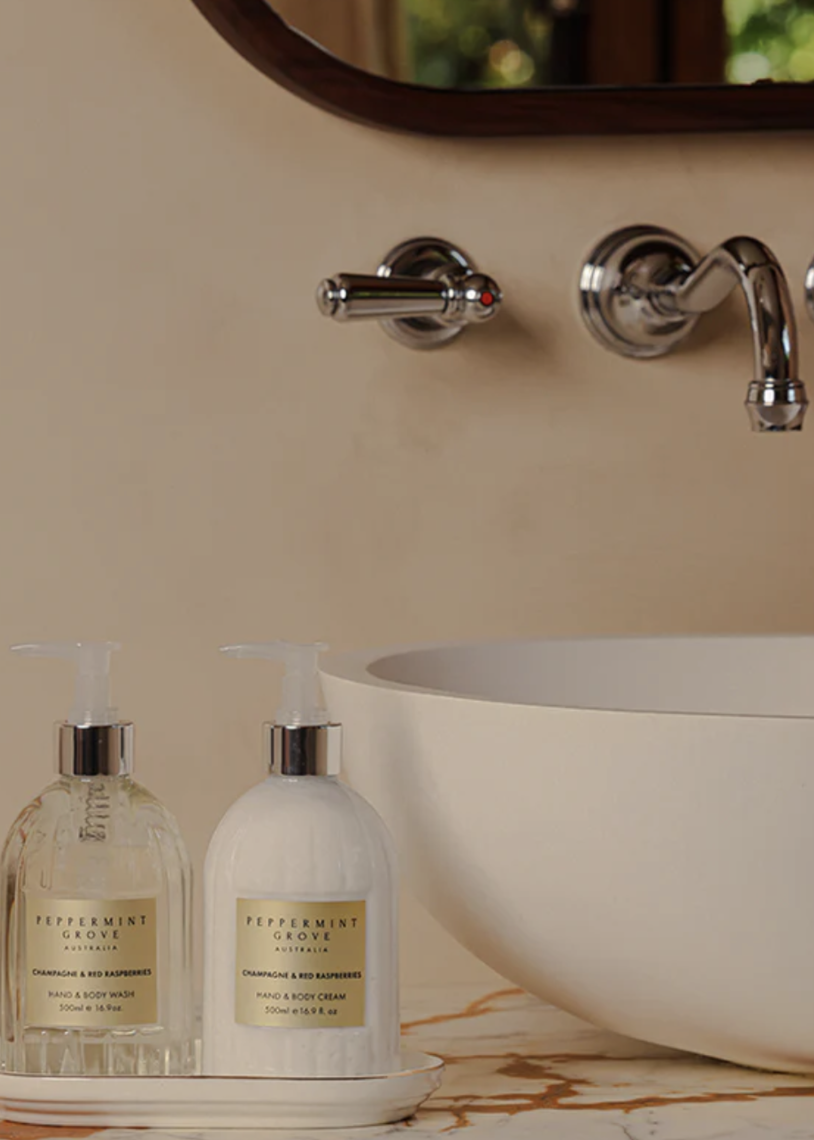 Peppermint Grove Champagne & Red Raspberries Hand Care Gift Set