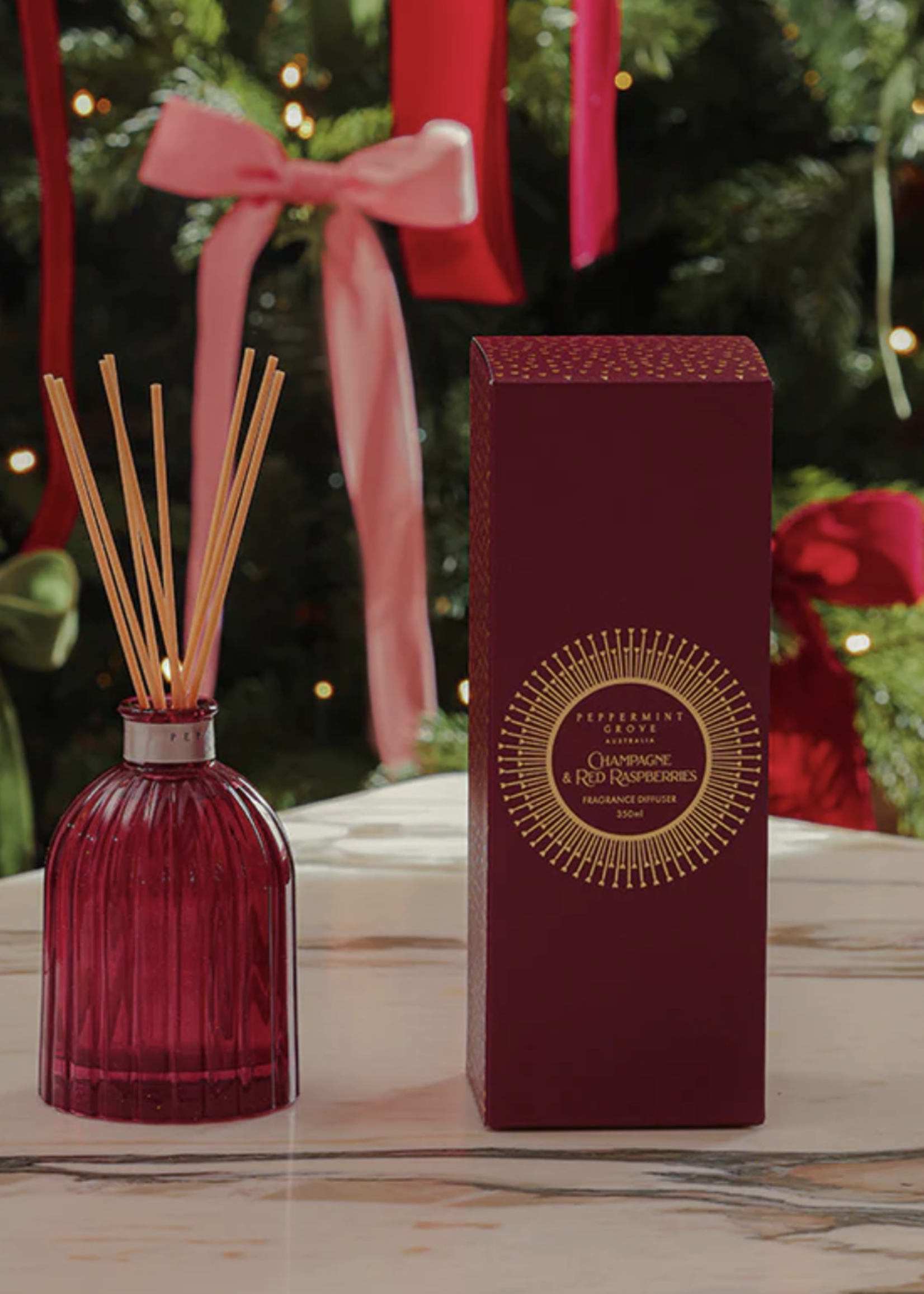 Peppermint Grove Champagne & Red Raspberries Fragrance Diffuser | 350ml
