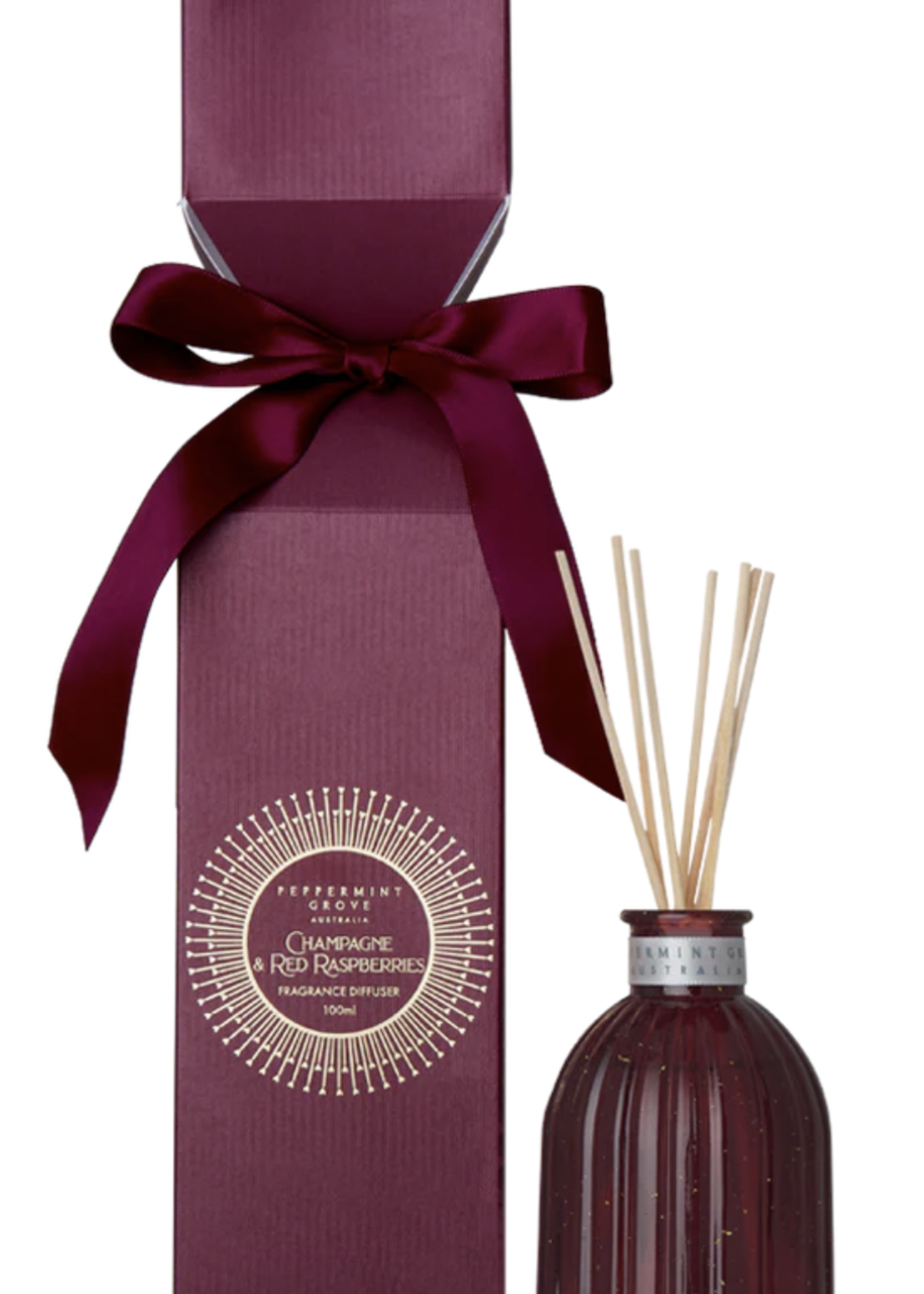 Peppermint Grove Champagne & Red Raspberries Mini Diffuser Bon-Bon | 100ml