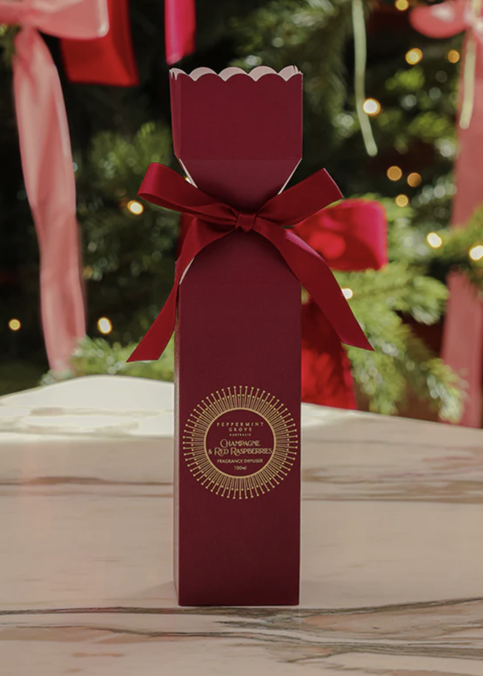 Peppermint Grove Champagne & Red Raspberries Mini Diffuser Bon-Bon | 100ml
