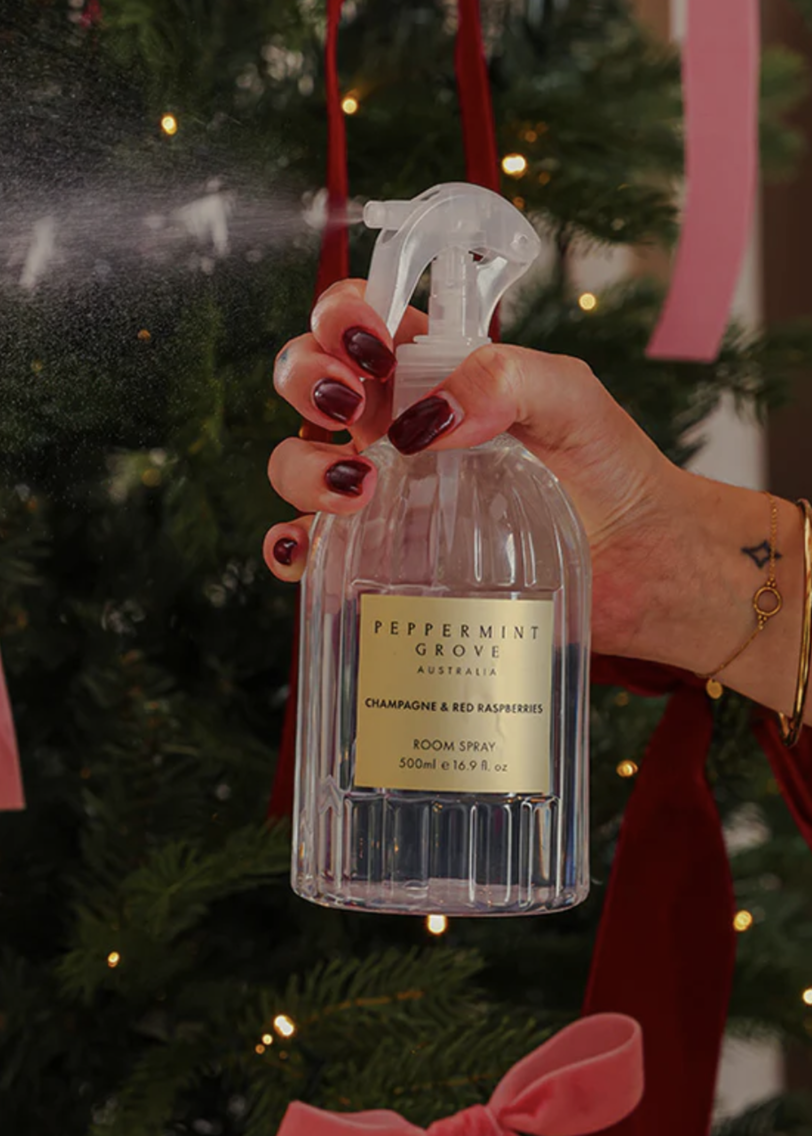 Peppermint Grove Champagne & Red Raspberries Room Spray | 500ml