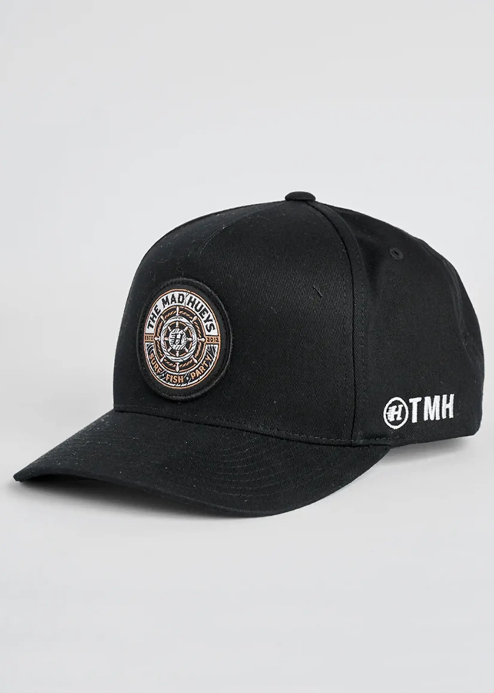 Mad Hueys Ship Wheel Beers Twill Snapback