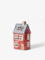 Alsace Tealight House Navy Roof