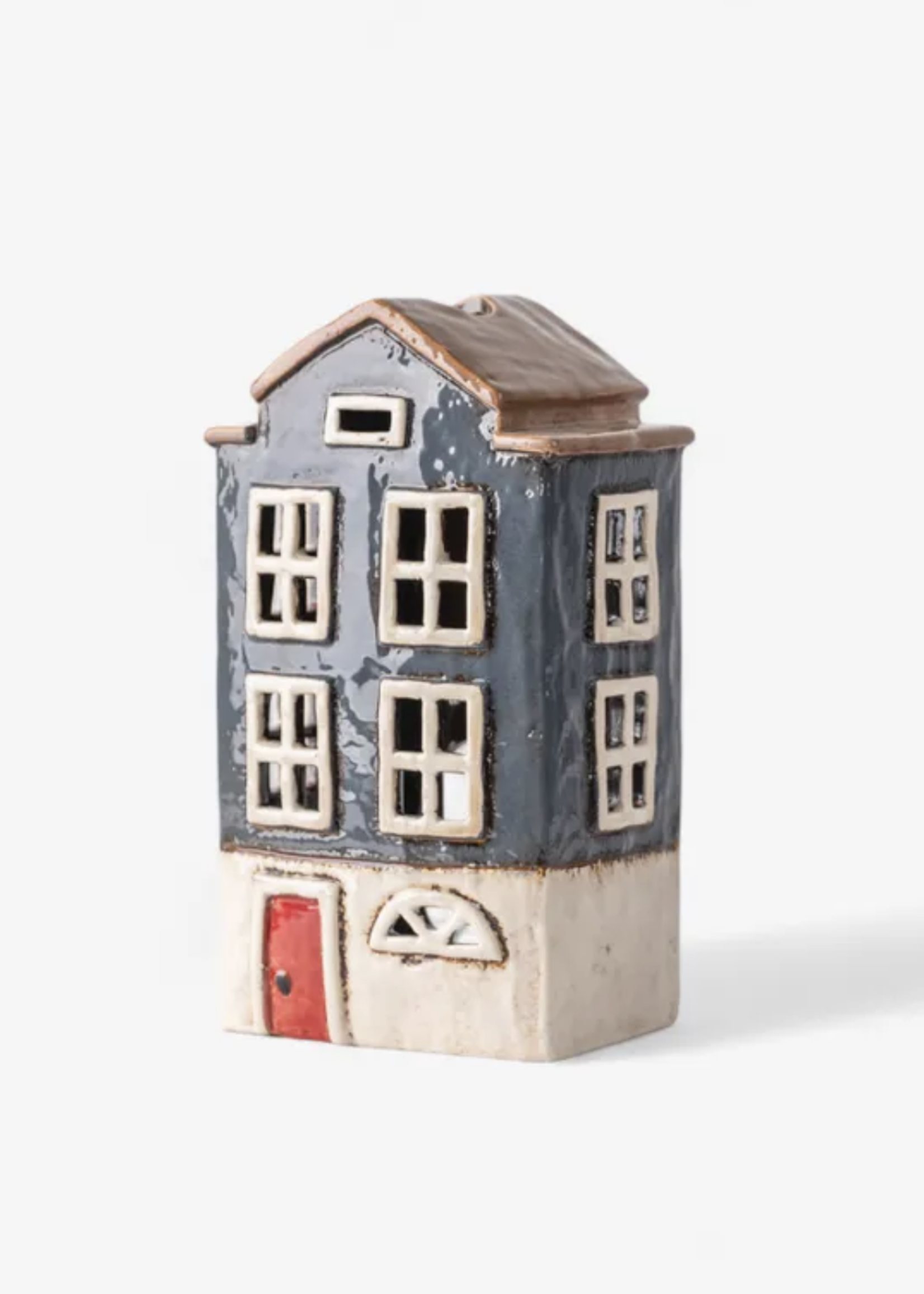 Alsace Tealight House Nordic Navy
