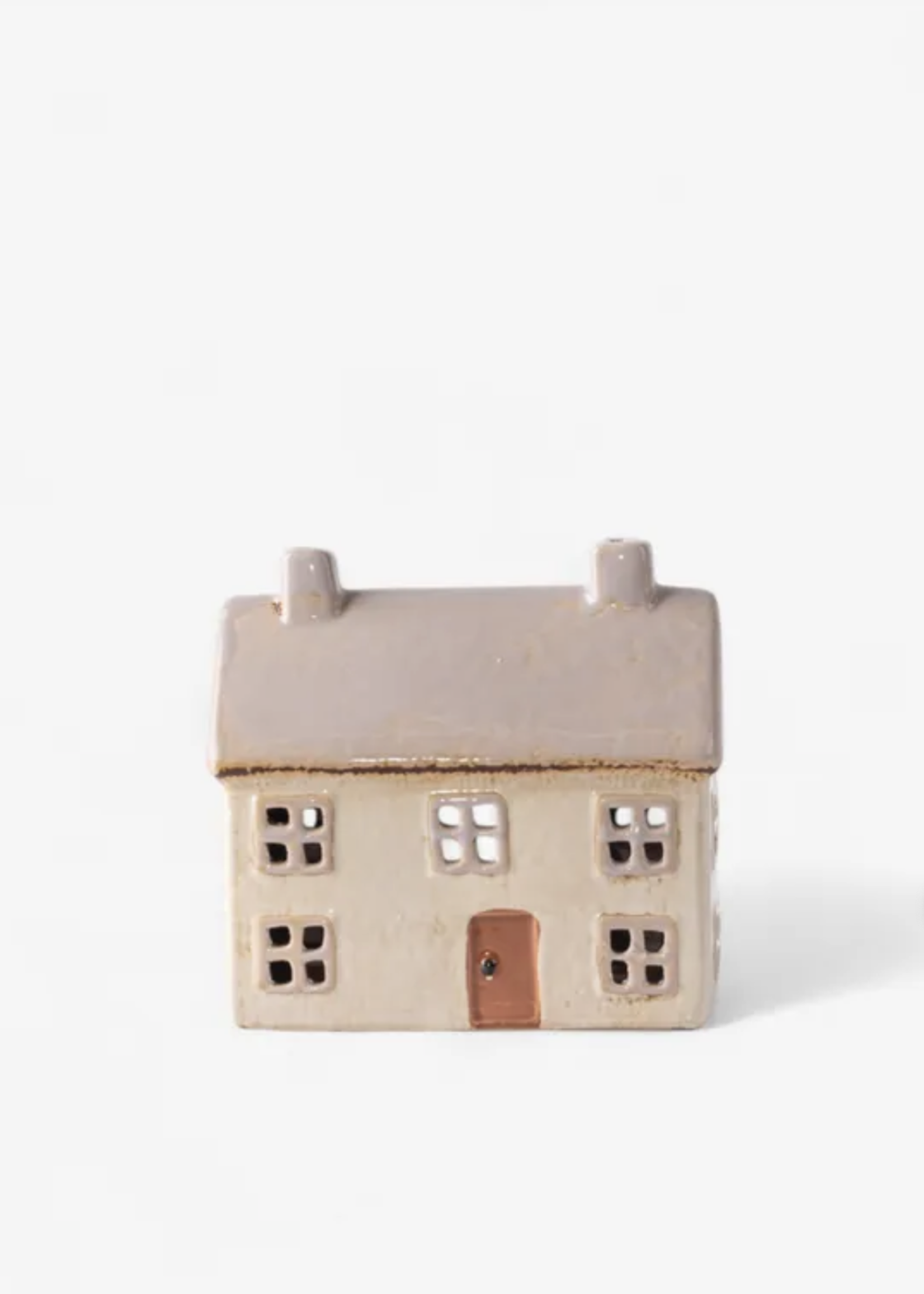 Alsace Cottage Tea Light Light Grey