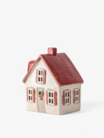 Alsace Tea Light Cottage Cream with Shutters