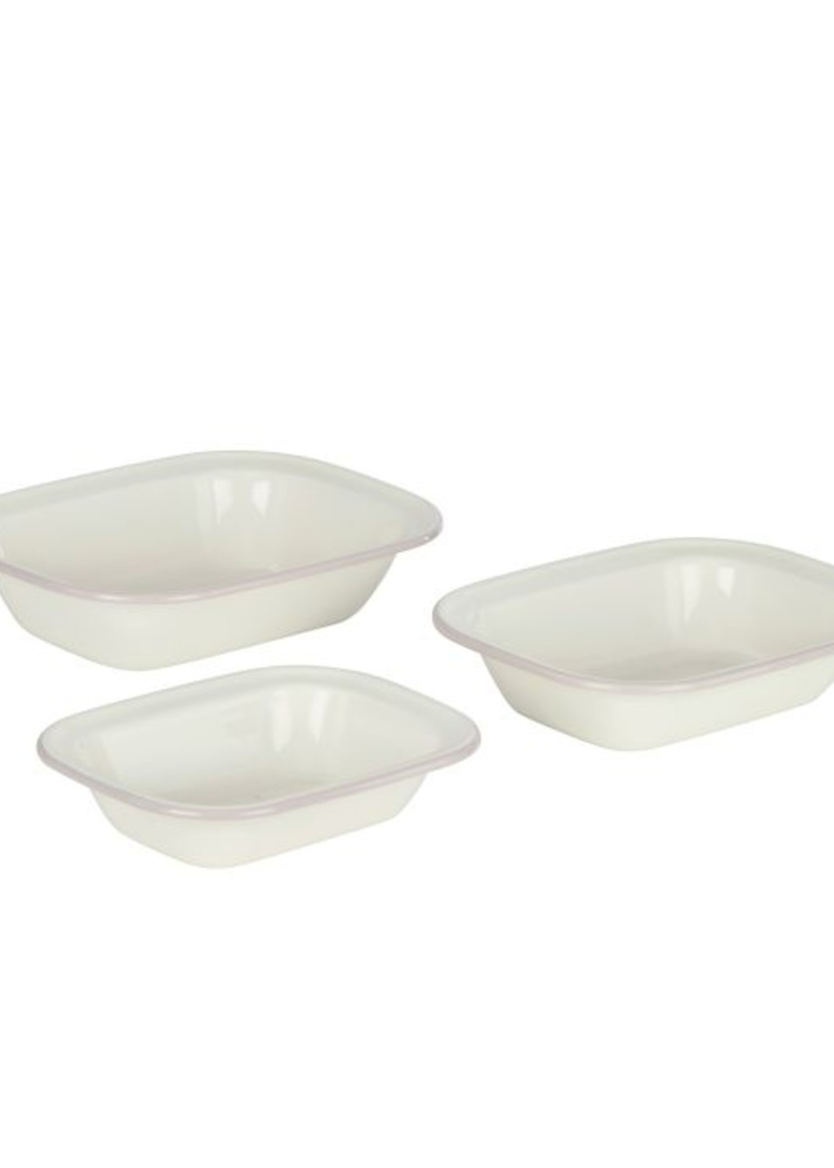 Isalbi Daylesford Enamel Pie Dish Set of 3