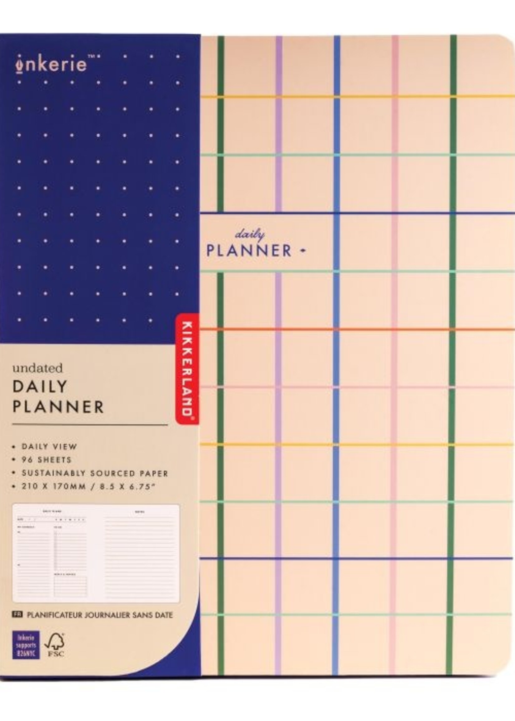 Undated Daily Planner