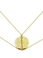Lion Wild Wayfinder Necklaces - Gold Plated Pair