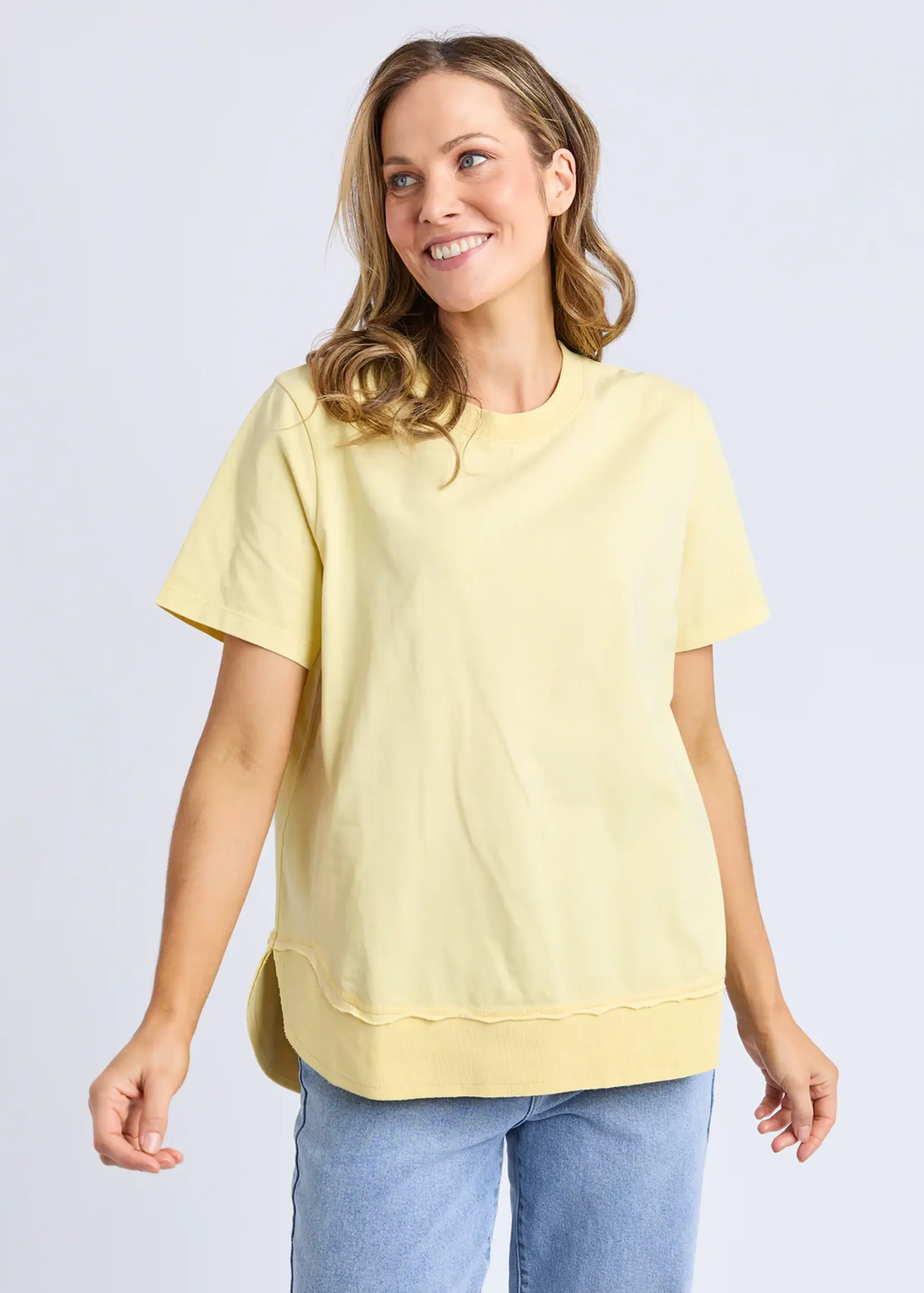 Foxwood Farrah Short Sleeve Tee - Lemon