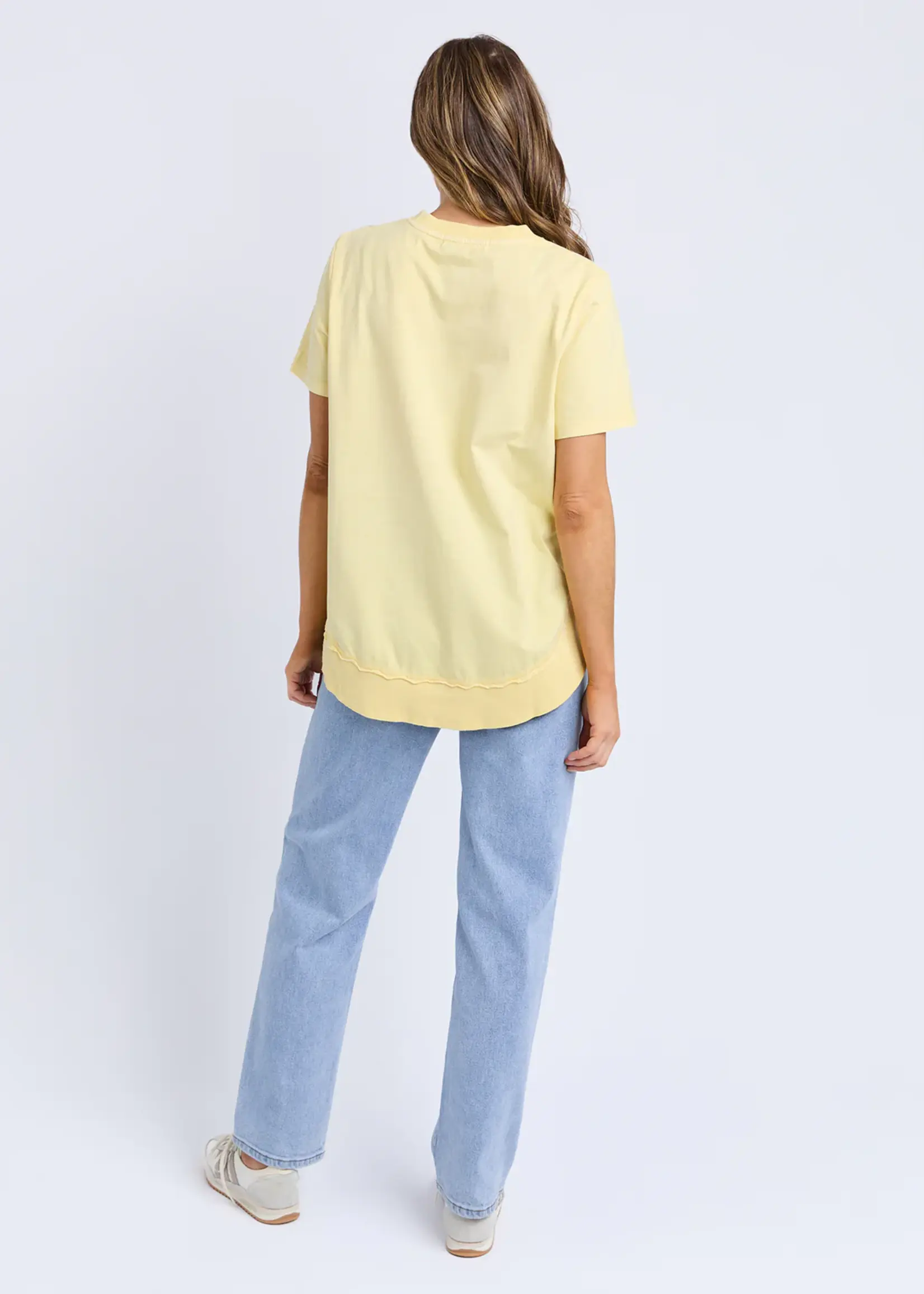 Foxwood Farrah Short Sleeve Tee - Lemon