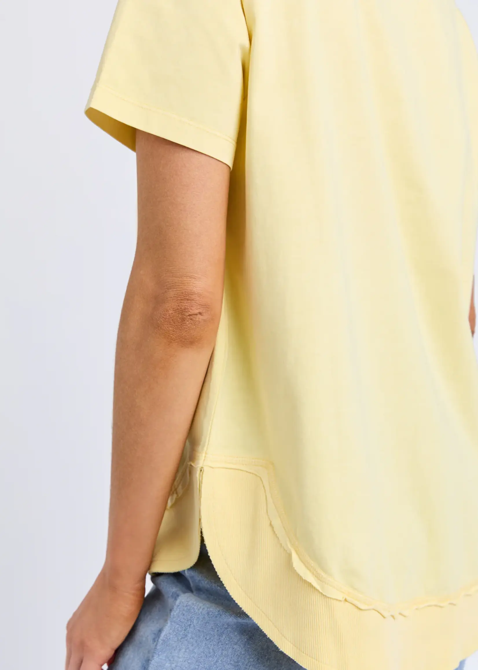 Foxwood Farrah Short Sleeve Tee - Lemon