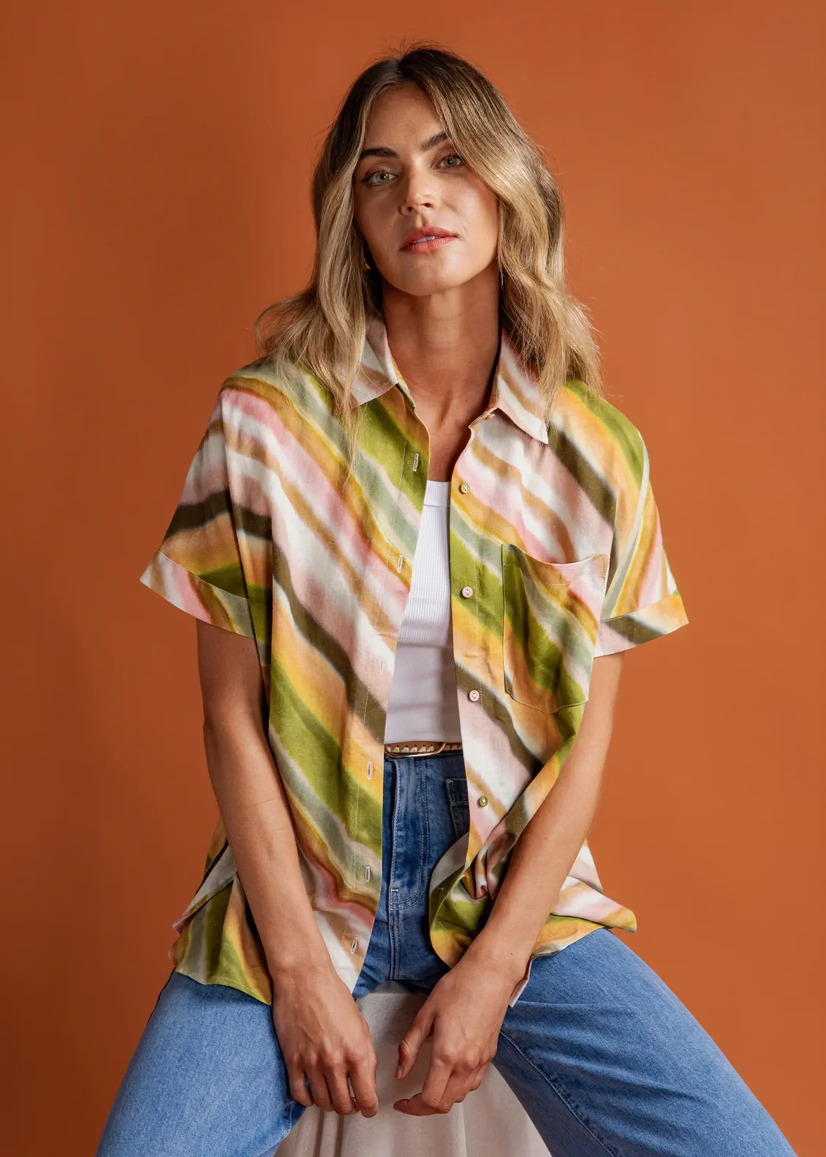 Foxwood Horizon Shirt - Horizon Print