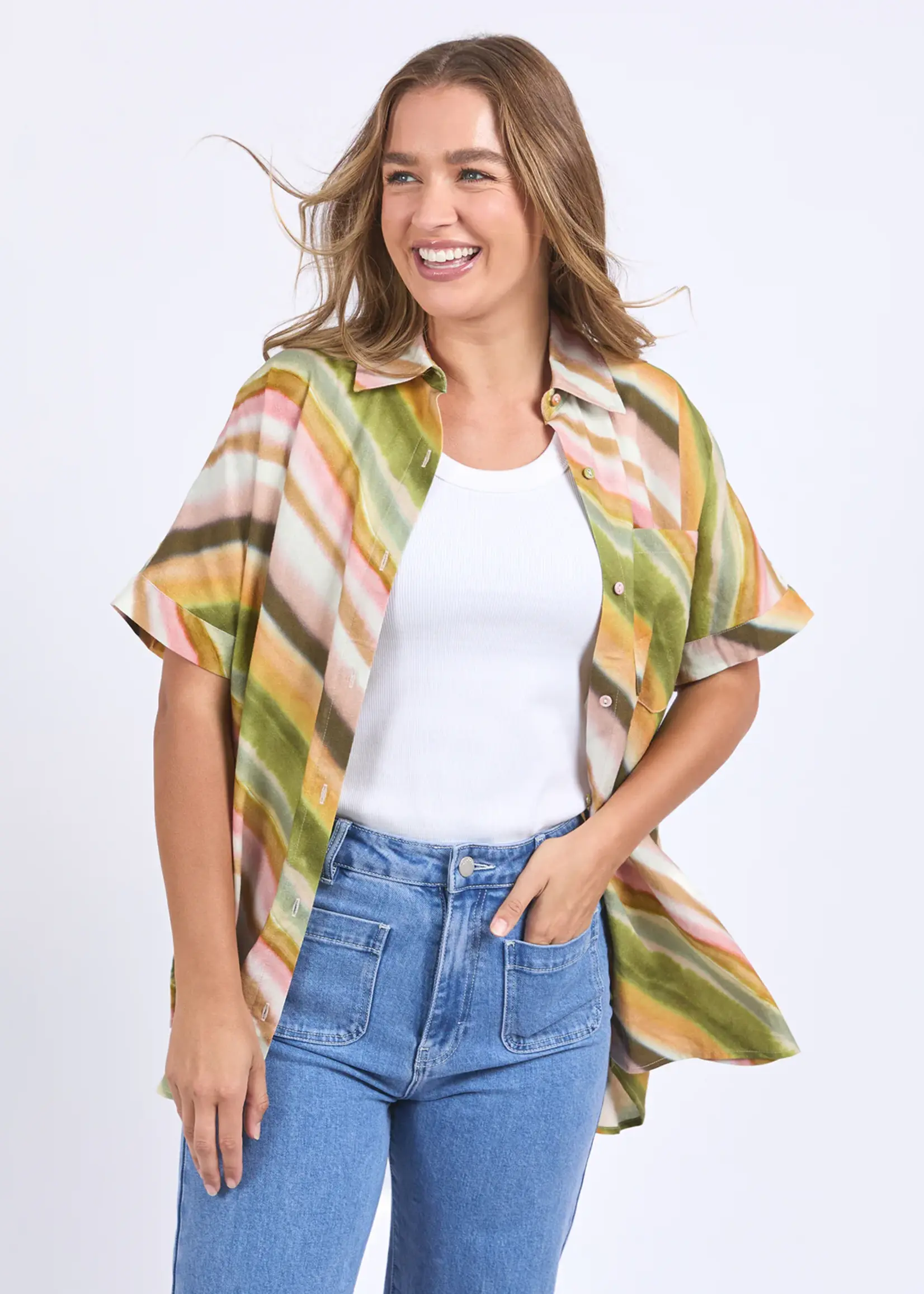 Foxwood Horizon Shirt - Horizon Print