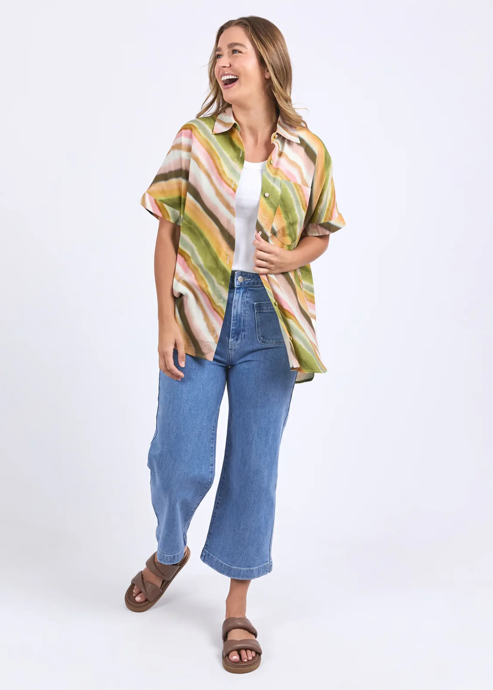 Foxwood Horizon Shirt - Horizon Print