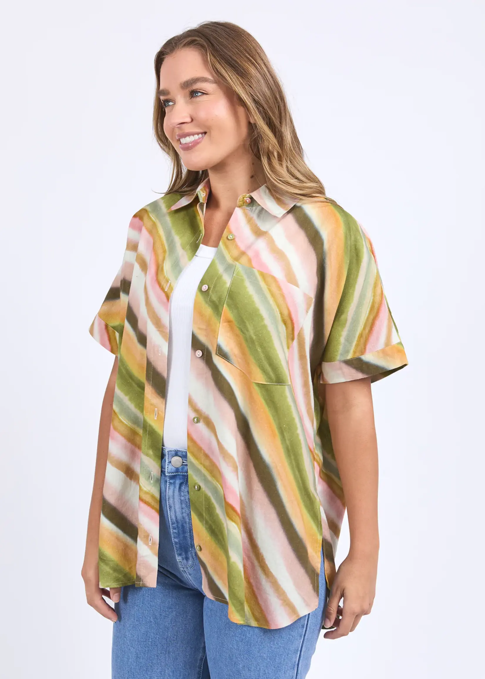 Foxwood Horizon Shirt - Horizon Print
