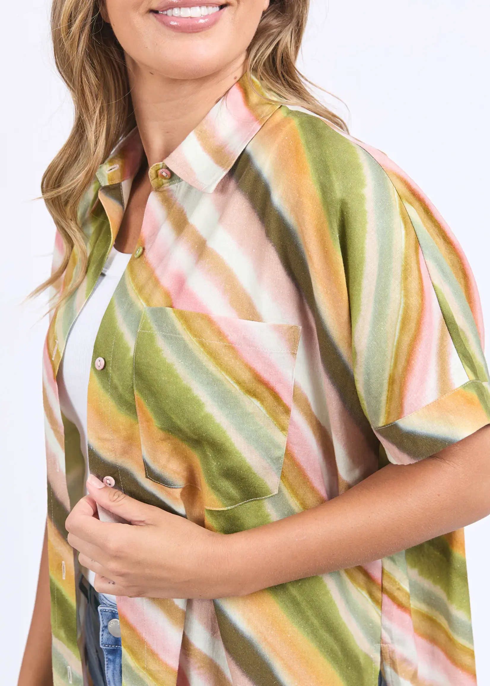 Foxwood Horizon Shirt - Horizon Print