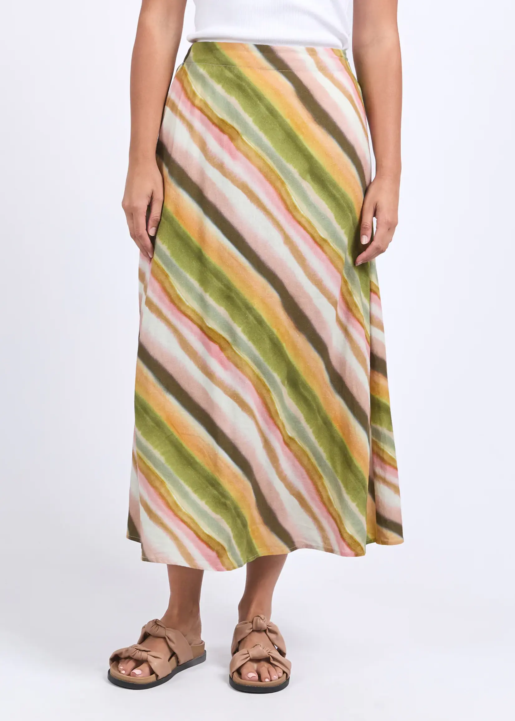 Foxwood Horizon Slip Skirt - Horizon Print