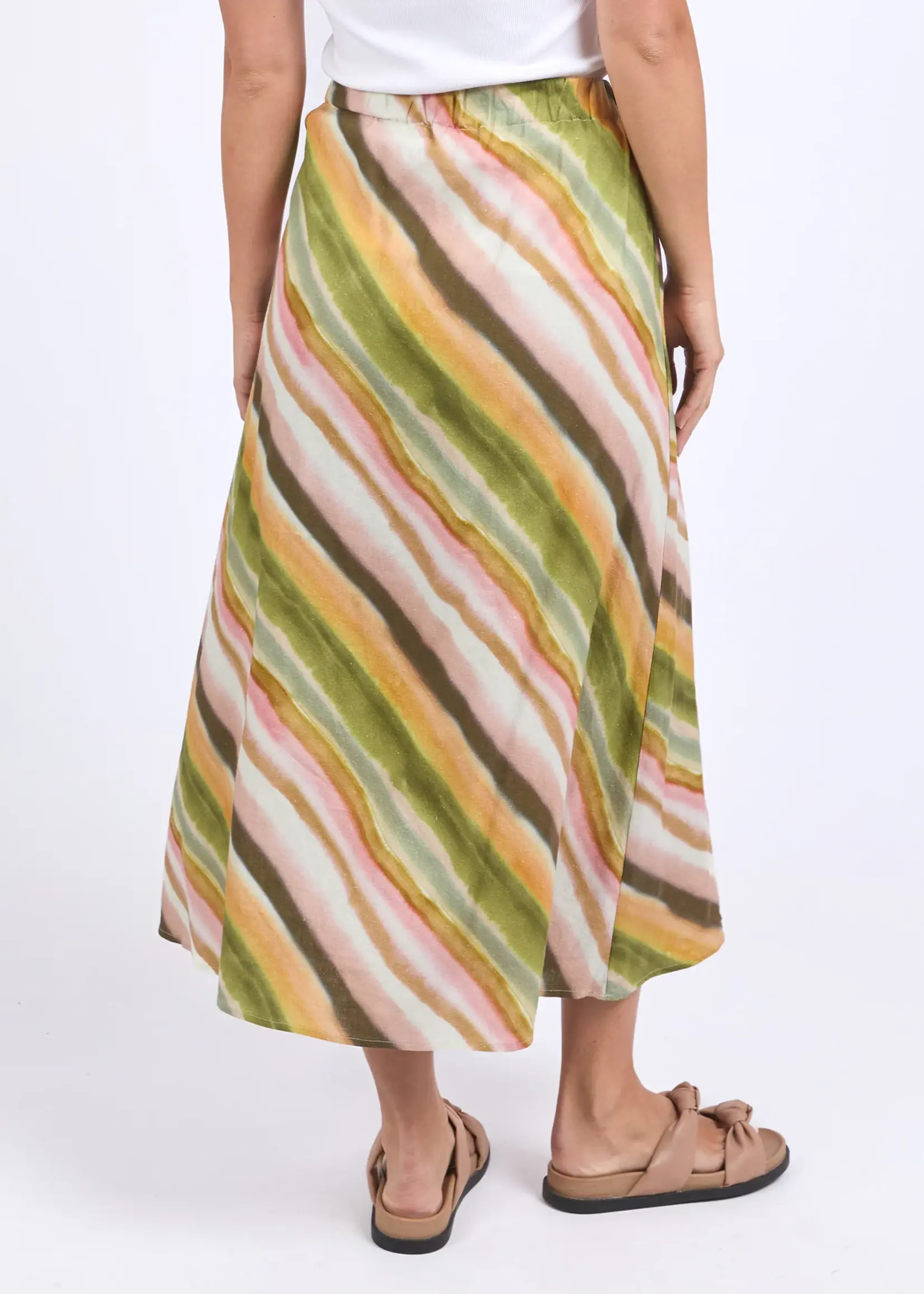 Foxwood Horizon Slip Skirt - Horizon Print
