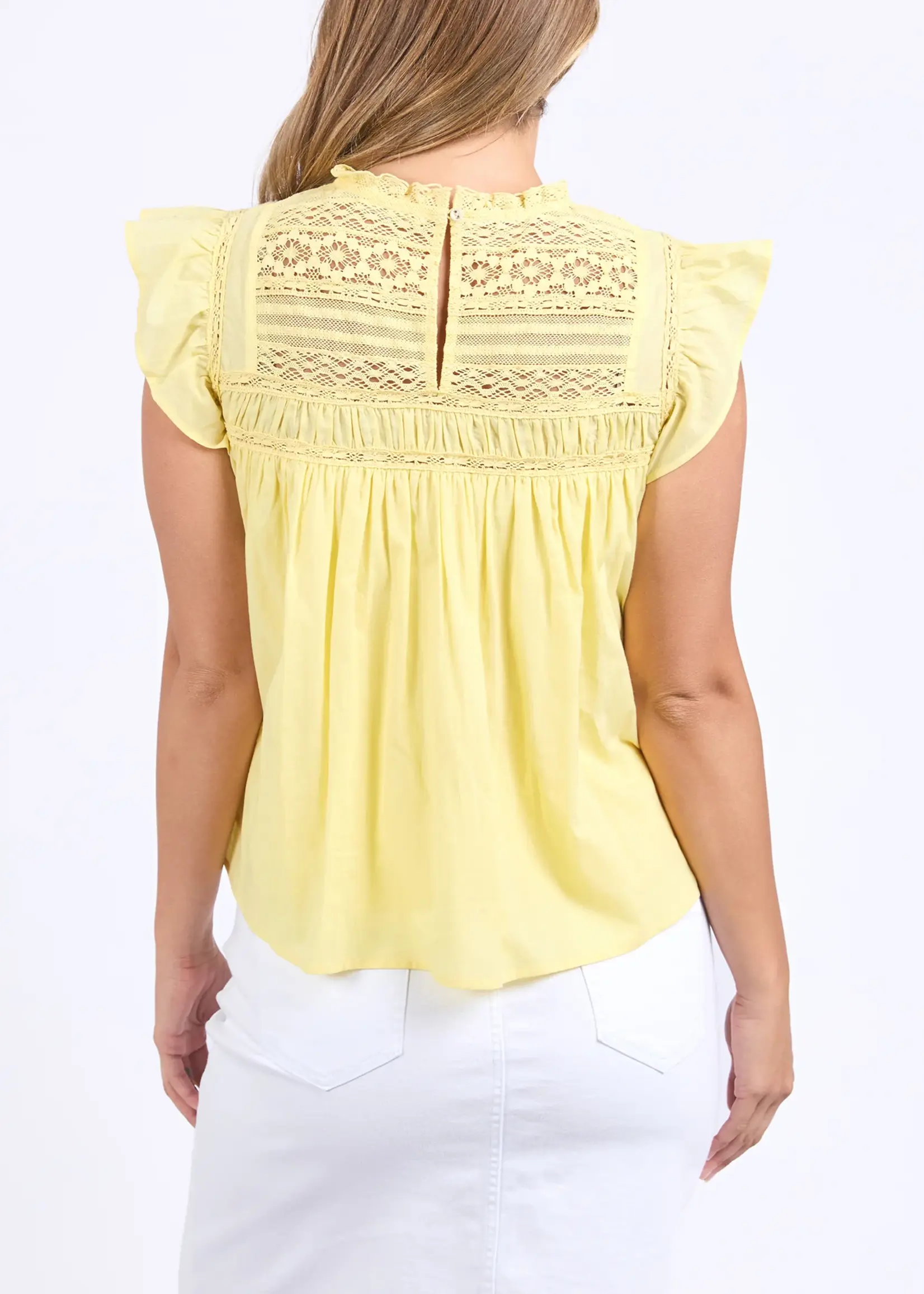 Foxwood Adelyn Top - Lemon