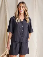 Foxwood Madeleine Shirt - Black