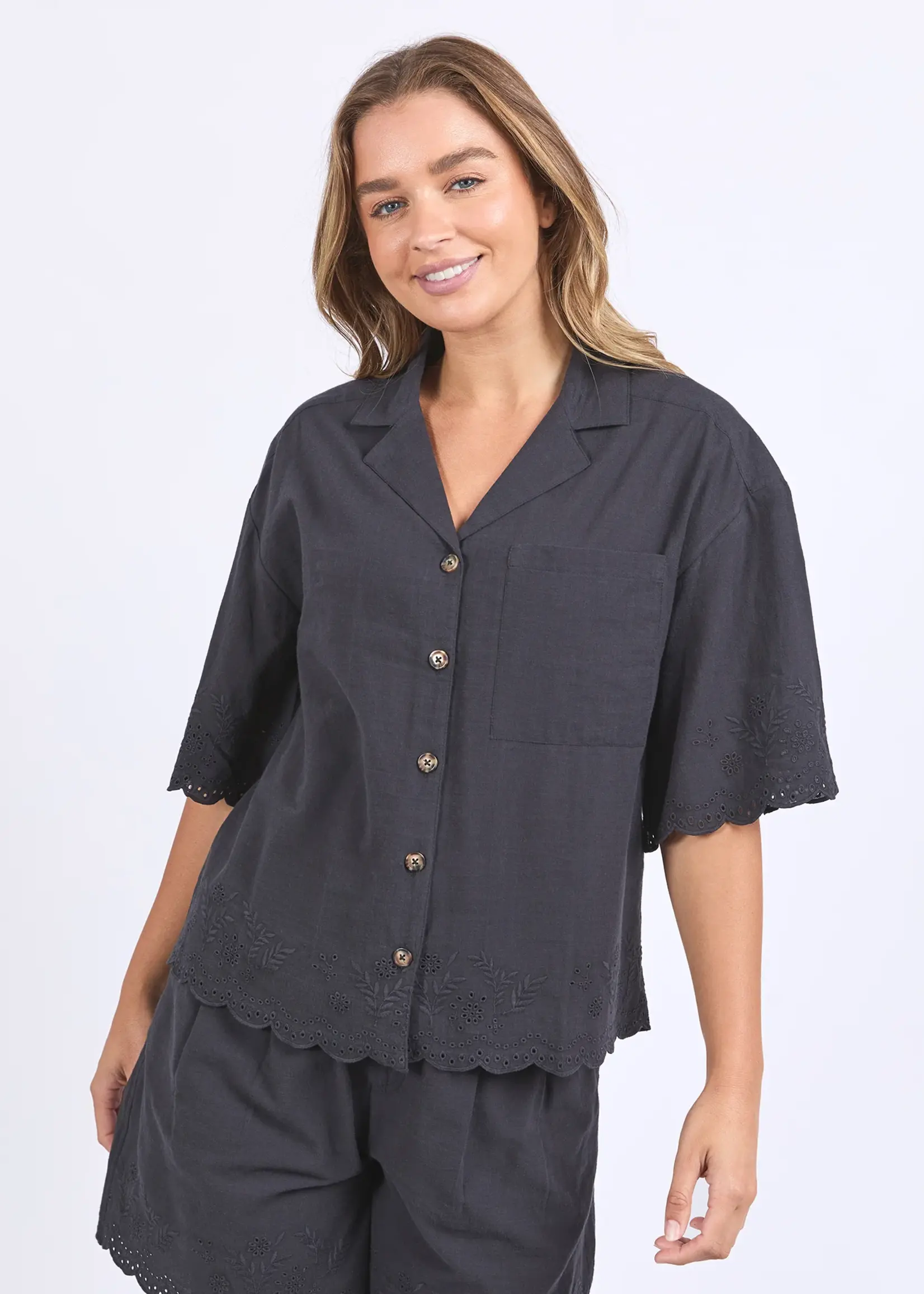 Foxwood Madeleine Shirt - Black