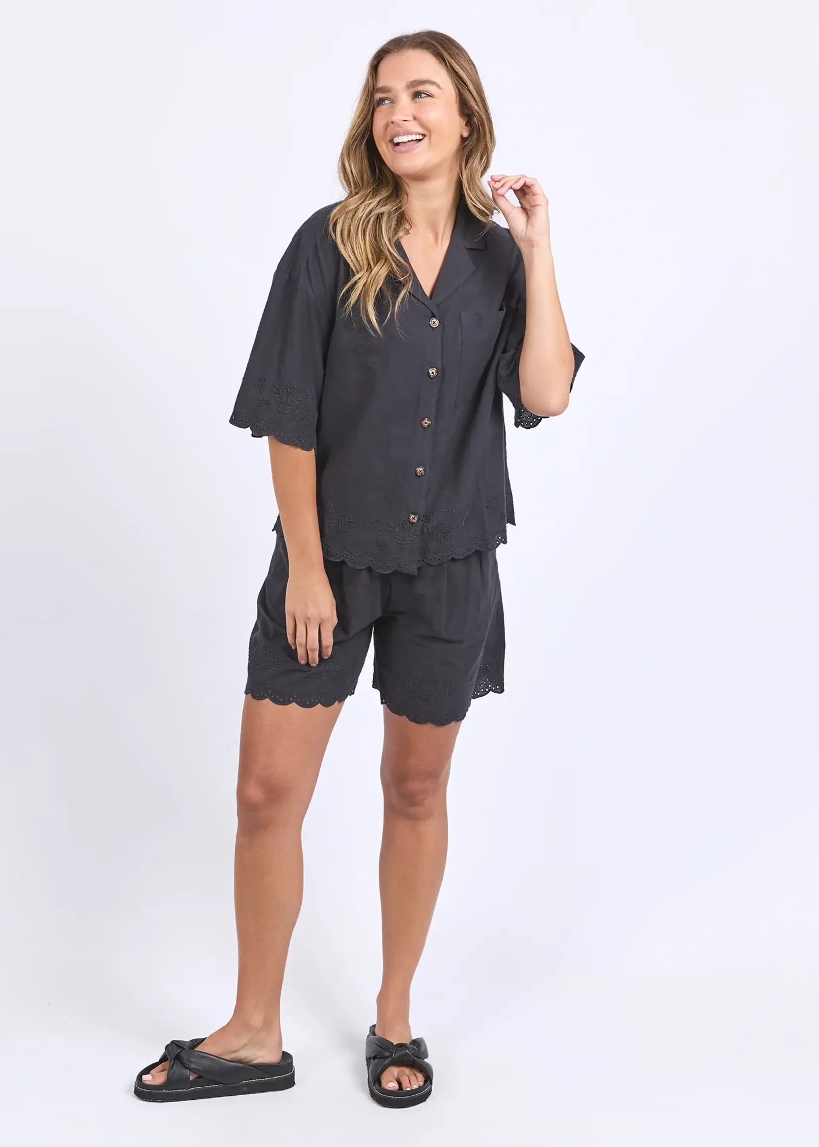 Foxwood Madeleine Shirt - Black