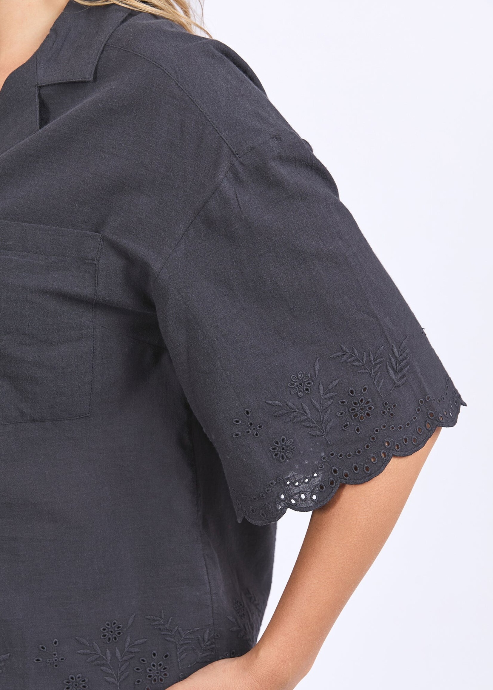 Foxwood Madeleine Shirt - Black