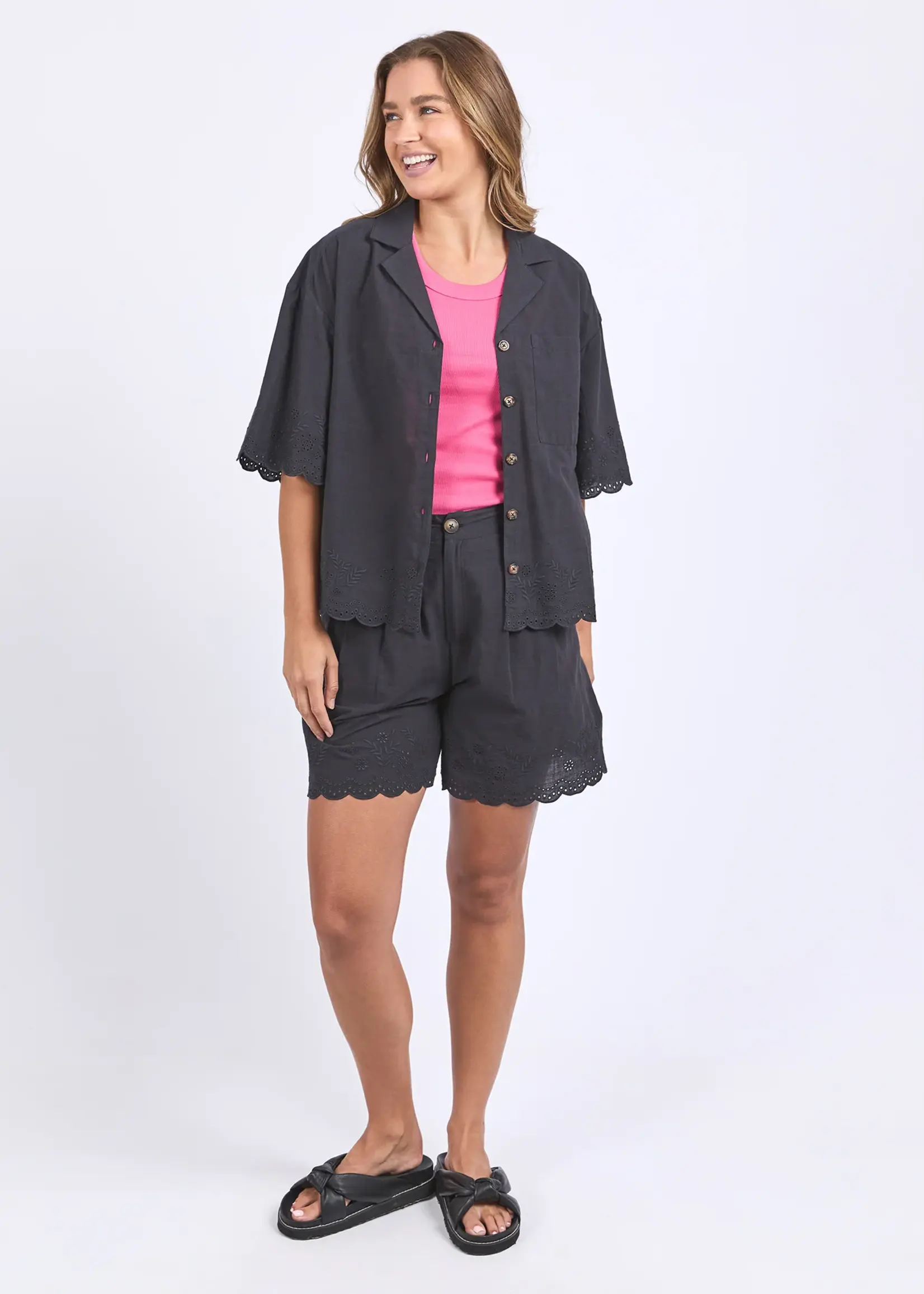 Foxwood Madeleine Shirt - Black