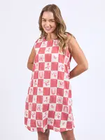 Foxwood Biarittz Dress - Crimson Print